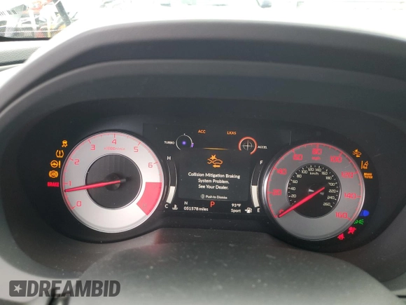 2021 Acura RDX w/A-Spec Package with VIN 5J8TC2H6XML035465, listed as a Copart auction lot 55128375 with 51,578 mi miles and Salvage title. Bid and sale history available at DreamBid. Image 9.