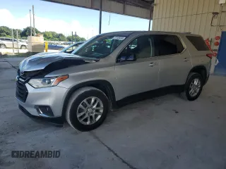 2020 Chevrolet Traverse LS with VIN 1GNERLKW2LJ261358, listed as a Copart auction lot 77149434 with 49,183 mi miles and Non Repairable. Bid and sale history available at carsss.com. Image 1.