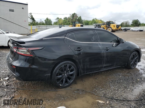 2023 Nissan Maxima SR with VIN 1N4AA6EV8PC506487, listed as a Copart auction lot 66585654 with 770 mi miles and Salvage title. Bid and sale history available at DreamBid. Image 3.