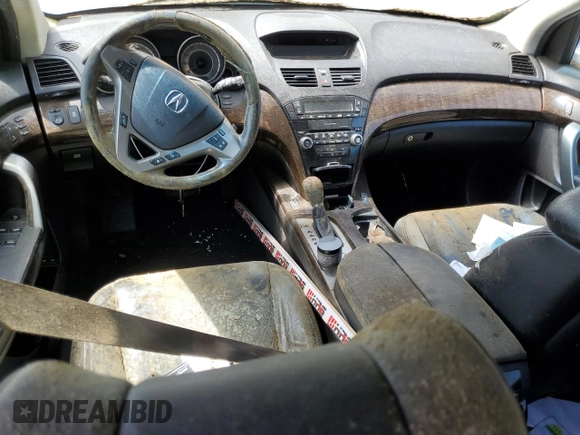 2013 Acura MDX with VIN 2HNYD2H24DH503468, listed as a Copart auction lot 61078195 with Not provided miles and Clean title. Bid and sale history available at DreamBid. Image 8.