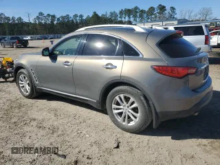 2015 Infiniti QX70 with VIN JN8CS1MU8FM380334, listed as a Copart auction lot 42929405 with 92,090 mi miles and Salvage title. Bid and sale history available at DreamBid. Image 2.