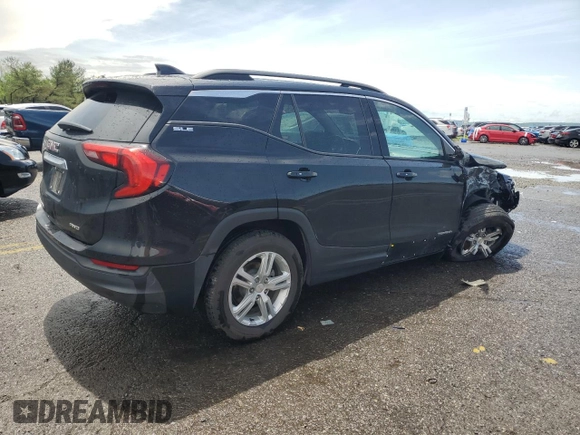 2019 GMC Terrain SLE with VIN 3GKALTEV9KL292520, listed as a Copart auction lot 57229465 with 71,080 mi miles and Salvage title. Bid and sale history available at DreamBid. Image 3.