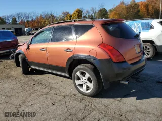 2003 Nissan Murano SE with VIN JN8AZ08W93W217183, listed as a Copart auction lot 77698384 with 0 mi miles and Salvage Title. Bid and sale history available at carsss.com. Image 2.