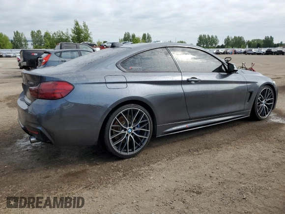 2014 BMW 4 Series 435i xDrive with VIN WBA3R5C57EF784623, listed as a Copart auction lot 58394765 with 206,251 mi miles and Clean title. Bid and sale history available at DreamBid. Image 3.
