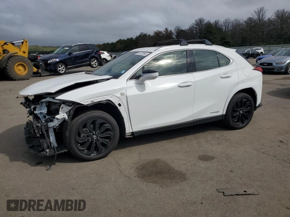 2022 Lexus UX 250h F Sport with VIN JTHR9JBH9N2060634, listed as a Copart auction lot 69170564 with 48,340 mi miles and Salvage Title. Bid and sale history available at DreamBid. Image 1.
