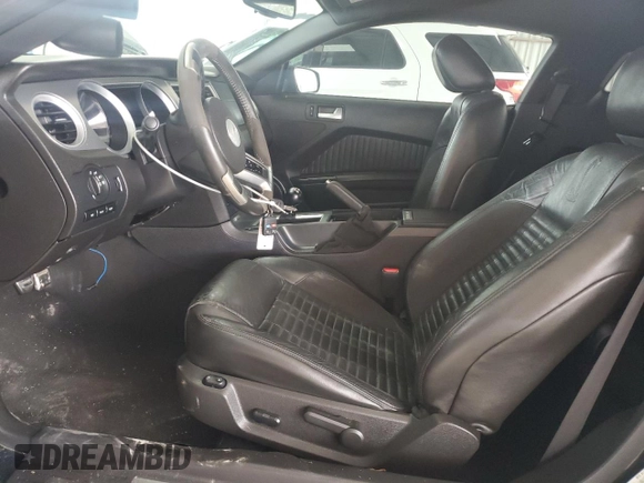 2010 Ford Mustang GT500 with VIN 1ZVBP8JS6A5114864, listed as a Copart auction lot 43198585 with 42,008 mi miles and Salvage title. Bid and sale history available at DreamBid. Image 7.