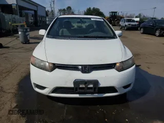 2007 Honda Civic Cpe LX with VIN 2HGFG12687H542662, listed as a Copart auction lot 53691345 with 164,986 mi miles and Salvage Title. Bid and sale history available at carsss.com. Image 5.