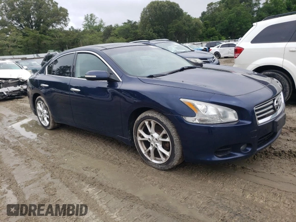 2012 Nissan Maxima SV with VIN 1N4AA5AP1CC866390, listed as a Copart auction lot 58710935 with 156,107 mi miles and Salvage title. Bid and sale history available at DreamBid. Image 4.