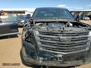 2015 Cadillac Escalade Platinum with VIN 1GYS4PKJ7FR686175, listed as a Copart auction lot 67826284 with 0 mi miles and Salvage Title. Bid and sale history available at carsss.com. Image 12.