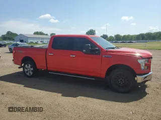 2016 Ford F-150 XLT with VIN 1FTFW1EF6GKF36428, listed as a Copart auction lot 62165295 with 183,424 mi miles and Salvage title. Bid and sale history available at DreamBid. Image 4.