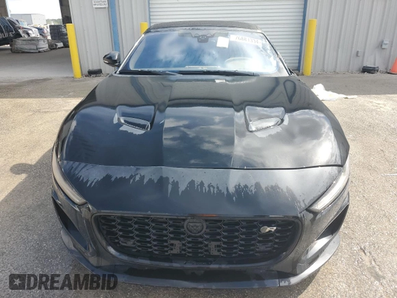 2024 Jaguar F-Type with VIN SAJD55FE3RCK83817, listed as a Copart auction lot 76881334 with 14,855 mi miles and Non Repairable. Bid and sale history available at DreamBid. Image 5.