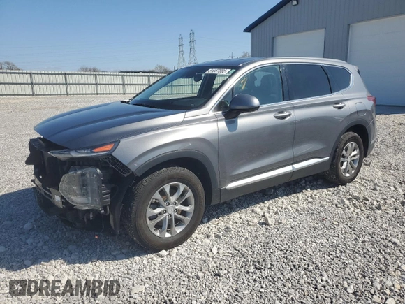 2020 Hyundai Santa Fe SEL with VIN 5NMS3CAD2LH148108, listed as a Copart auction lot 51087885 with 54,522 mi miles and Salvage Title. Bid and sale history available at carsss.com. Image 1.
