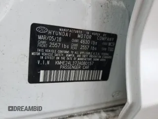 2018 Hyundai Sonata Hybrid SE with VIN KMHE24L37JA080157, listed as a Copart auction lot 73384993 with 114,907 mi miles. Bid and sale history available at carsss.com. Image 13.