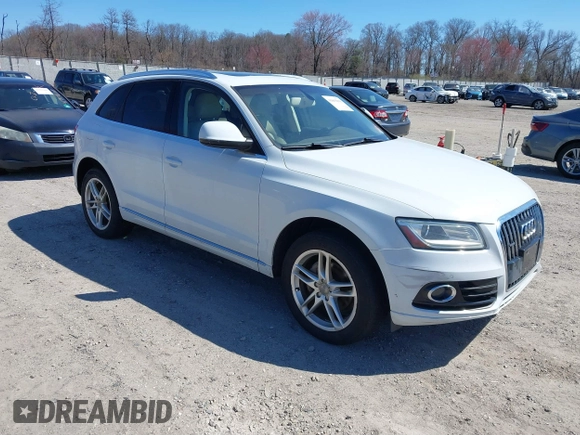2013 Audi Q5 Premium Plus with VIN WA1LFAFP7DA071146, listed as a IAAI auction lot 41893809 with 174,106 mi miles. Bid and sale history available at carsss.com. Image 1.