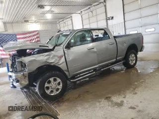 2022 Ram 2500 Big Horn with VIN 3C6UR5DJ3NG280241, listed as a Copart auction lot 49721035 with 96,914 mi miles and Salvage Title. Bid and sale history available at carsss.com. Image 1.