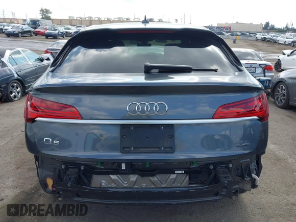 2023 Audi Q5 Sportback S line Premium Plus with VIN WA15AAFY2P2007434, listed as a IAAI auction lot 41482909 with 40,596 mi miles and . Bid and sale history available at DreamBid. Image 17.