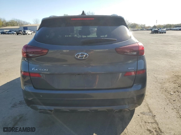 2019 Hyundai Tucson SEL with VIN KM8J3CAL1KU018987, listed as a Copart auction lot 53253645 with 108,527 mi miles and Salvage Title. Bid and sale history available at carsss.com. Image 6.
