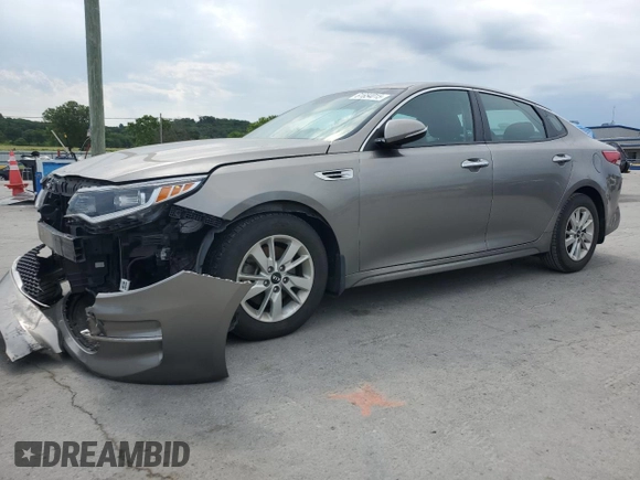 2017 Kia Optima LX with VIN 5XXGT4L3XHG125942, listed as a Copart auction lot 61654015 with 108,582 mi miles and Salvage title. Bid and sale history available at DreamBid. Image 1.
