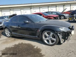 2004 Mazda RX-8 with VIN JM1FE17N140123752, listed as a Copart auction lot 70635584 with 119,249 mi miles and Salvage Title. Bid and sale history available at carsss.com. Image 4.