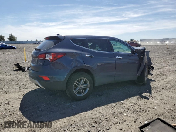 2017 Hyundai Santa Fe 2.4L with VIN 5XYZTDLB4HG428937, listed as a Copart auction lot 58637205 with 76,872 mi miles and Salvage title. Bid and sale history available at DreamBid. Image 3.
