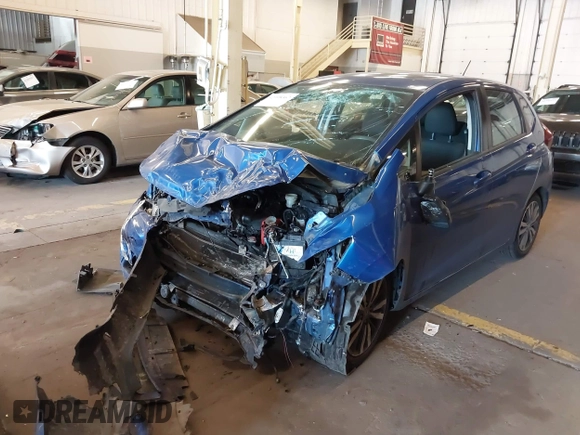 2015 Honda Fit EX-L with VIN 3HGGK5H8XFM762257, listed as a IAAI auction lot 42398067 with Not provided miles and . Bid and sale history available at DreamBid. Image 2.