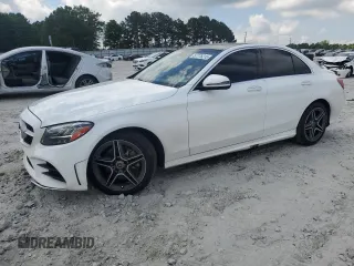 2021 Mercedes-Benz C 300 with VIN W1KWF8EB4MR651866, listed as a Copart auction lot 57775215 with 58,641 mi miles and Non repairable. Bid and sale history available at DreamBid. Image 1.