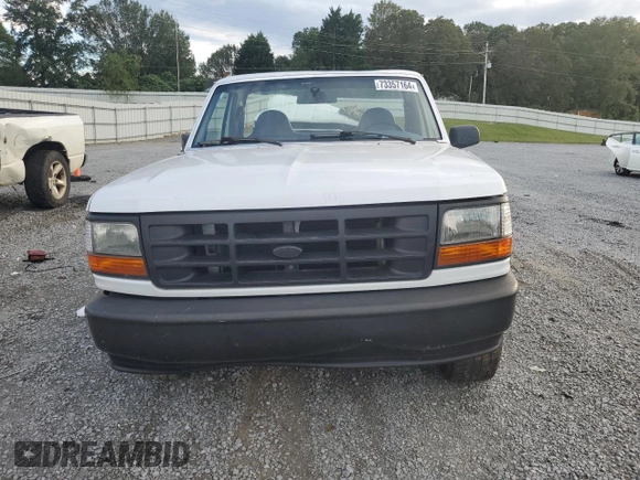1995 Ford F-150 with VIN 1FTEF14N6SNB52760, listed as a Copart auction lot 73357164 with 0 mi miles and Salvage Title. Bid and sale history available at carsss.com. Image 5.