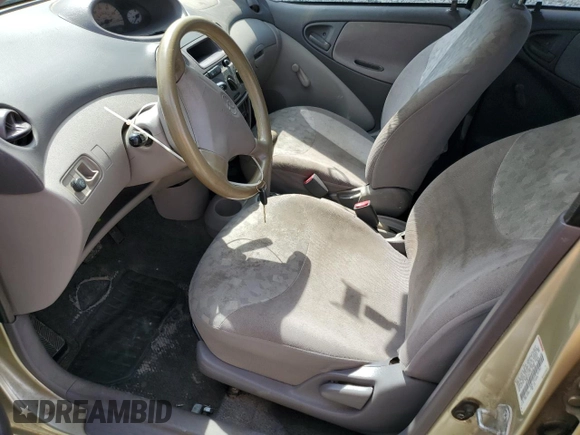 2001 Toyota ECHO with VIN JTDBT123110187750, listed as a Copart auction lot 51154505 with 25,620 mi miles and Salvage Title. Bid and sale history available at DreamBid. Image 7.