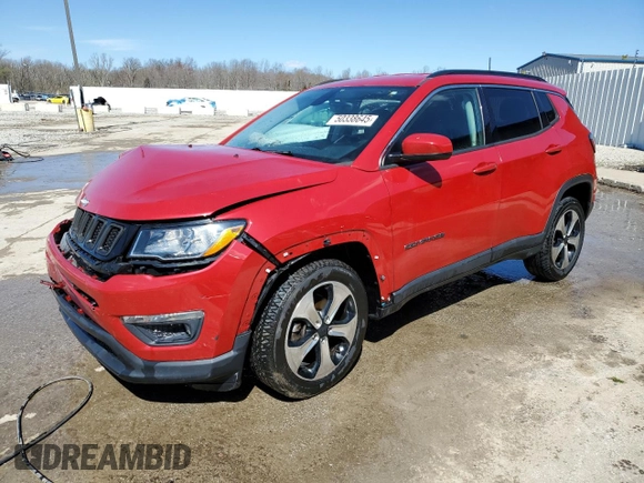 2017 Jeep Compass Latitude с VIN 3C4NJCBB3HT632430, выставлен на аукционе Copart как лот 50338645 с пробегом 78 313 миль миль и Списание • Salvage title. История ставок и продаж доступна на DreamBid. Изображение 1.