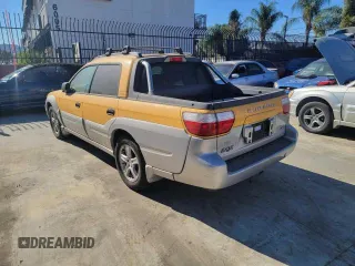 2003 Subaru Baja Special Sports с VIN 4S4BT62CX37111205, выставлен на аукционе Copart как лот 79582764 с пробегом 240 636 миль миль и Чистый • Clean title. История ставок и продаж доступна на DreamBid. Изображение 3.