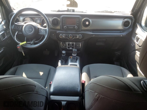 2018 Jeep Wrangler Unlimited Sport with VIN 1C4HJXDG4JW120883, listed as a Copart auction lot 62215845 with 58,632 mi miles and Salvage title. Bid and sale history available at DreamBid. Image 8.