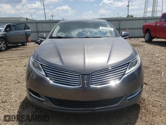 2014 Lincoln MKZ with VIN 3LN6L2GK3ER821536, listed as a Copart auction lot 62462775 with Not provided miles and Salvage title. Bid and sale history available at DreamBid. Image 5.