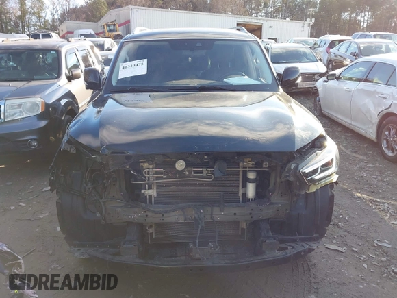 2021 Infiniti QX80 Luxe with VIN JN8AZ2AE2M9269235, listed as a IAAI auction lot 41340475 with 118,099 mi miles and . Bid and sale history available at DreamBid. Image 6.
