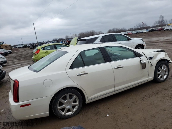 2010 Cadillac STS AWD w/1SB with VIN 1G6DU6EV9A0111485, listed as a Copart auction lot 85063744 with 124,862 mi miles and Clean Title. Bid and sale history available at carsss.com. Image 3.