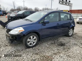 2012 Nissan Versa S with VIN 3N1BC1CP9CK202060, listed as a Copart auction lot 50350005 with 98,988 mi miles and Salvage Title. Bid and sale history available at carsss.com. Image 1.