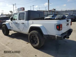 2021 Jeep Gladiator Sport S z VIN 1C6HJTAG3ML508147, wystawiony jako Copart lot #56986865 z przebiegiem 43 407 mil mil oraz Szkody całkowita. Historia ofert i sprzedaży dostępna na DreamBid. Obrazek 2.