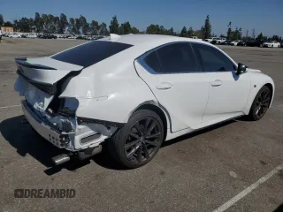 2024 Lexus IS 300 F Sport z VIN JTHB81F24R5054433, wystawiony jako Copart lot #56666785 z przebiegiem 5 562 mil mil oraz Szkoda całkowita • Salvage title. Historia ofert i sprzedaży dostępna na DreamBid. Obrazek 3.