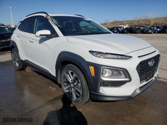 2021 Hyundai Kona Limited with VIN KM8K3CA51MU630521, listed as a Copart auction lot 52377735 with 28,024 mi miles and Salvage Title. Bid and sale history available at carsss.com. Image 4.