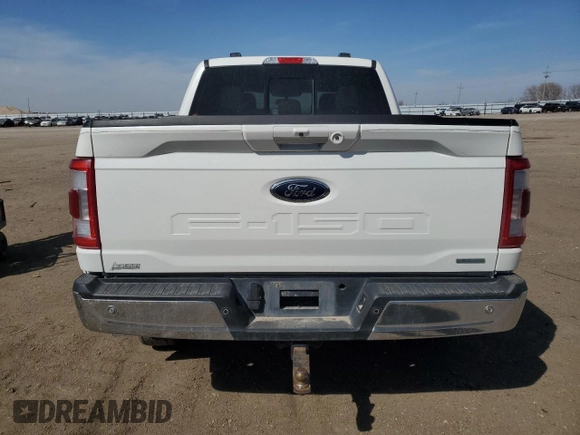 2022 Ford F-150 XL with VIN 1FTFW1E80NFA48714, listed as a Copart auction lot 51224625 with 77,176 mi miles and Salvage Title. Bid and sale history available at carsss.com. Image 6.