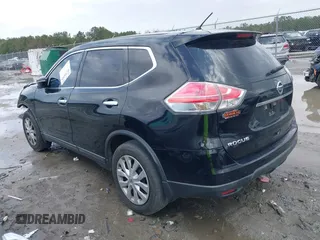 2015 Nissan Rogue SV with VIN KNMAT2MT3FP524304, listed as a IAAI auction lot 41716315 with 207,783 mi miles. Bid and sale history available at carsss.com. Image 3.