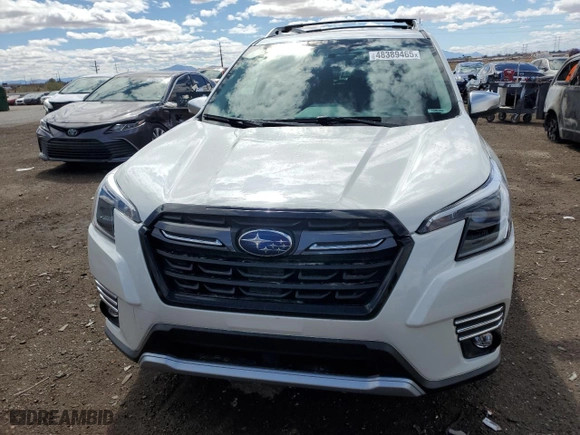 2022 Subaru Forester Touring with VIN JF2SKARC1NH422908, listed as a Copart auction lot 48389465 with 46,999 mi miles and Salvage Title. Bid and sale history available at carsss.com. Image 5.