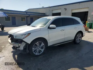 2018 Acura MDX Technology z VIN 5J8YD3H59JL007040, wystawiony jako Copart lot #56008985 z przebiegiem 114 961 mil mil oraz Szkoda całkowita • Salvage title. Historia ofert i sprzedaży dostępna na DreamBid. Obrazek 1.
