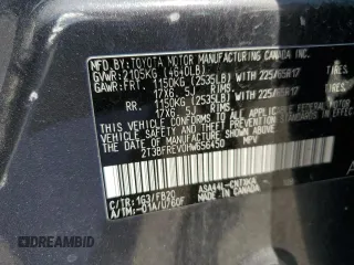 2017 Toyota RAV4 LE with VIN 2T3BFREV0HW656450, listed as a Copart auction lot 61495335 with 45,723 mi miles and Salvage title. Bid and sale history available at DreamBid. Image 13.