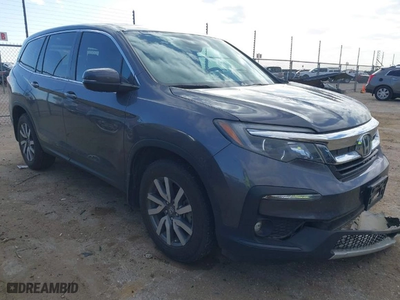 2021 Honda Pilot EX-L with VIN 5FNYF5H53MB014481, listed as a IAAI auction lot 41453007 with 75,786 mi miles. Bid and sale history available at carsss.com. Image 1.