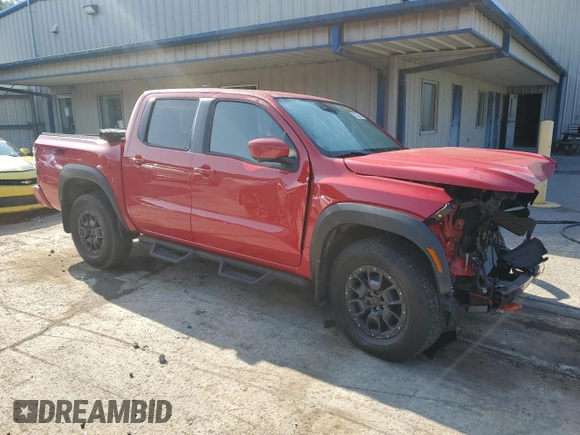 2022 Nissan Frontier S with VIN 1N6ED1EKXNN608884, listed as a Copart auction lot 67352904 with 11,132 mi miles and Salvage Title. Bid and sale history available at carsss.com. Image 4.