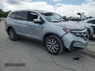 2021 Honda Pilot EX-L z VIN 5FNYF5H58MB008921, wystawiony jako Copart lot #56985395 z przebiegiem Nie podano mil oraz Szkoda całkowita • Salvage title. Historia ofert i sprzedaży dostępna na DreamBid. Obrazek 4.