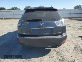 2006 Lexus RX 400h with VIN JTJHW31U160030263, listed as a Copart auction lot 62890855 with 239,706 mi miles and Salvage title. Bid and sale history available at DreamBid. Image 6.