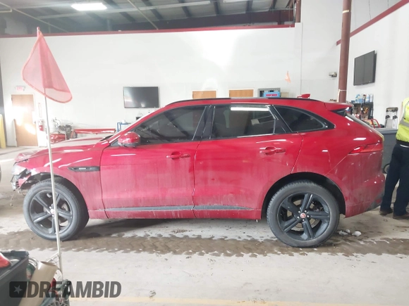 2017 Jaguar F-Pace 20d R-Sport with VIN SADCL2BN3HA490176, listed as a IAAI auction lot 41595419 with 87,755 mi miles and . Bid and sale history available at DreamBid. Image 14.