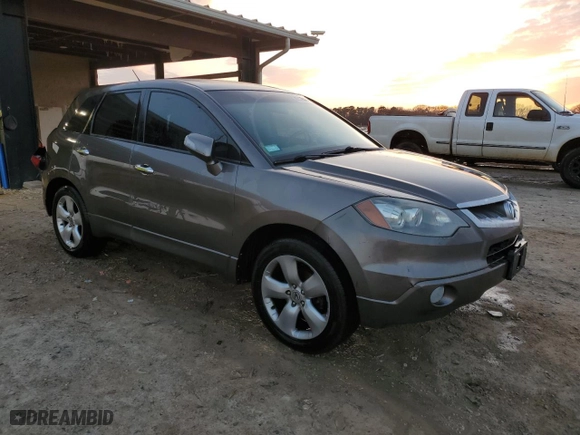 2007 Acura RDX Tech Pkg with VIN 5J8TB18507A015486, listed as a Copart auction lot 45559045 with 184,143 mi miles and Salvage Title. Bid and sale history available at carsss.com. Image 4.