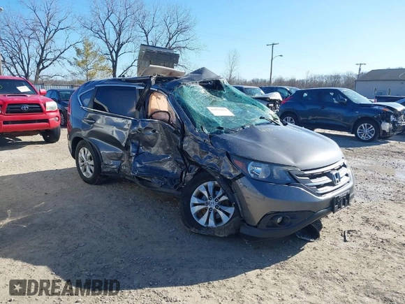 2014 Honda CR-V EX with VIN 2HKRM4H52EH609104, listed as a IAAI auction lot 41879419 with 1 mi miles. Bid and sale history available at carsss.com. Image 1.